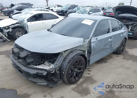 2025 Honda Civic Sport из США, поврежденный, VIN 2HGFE2F56SH558798